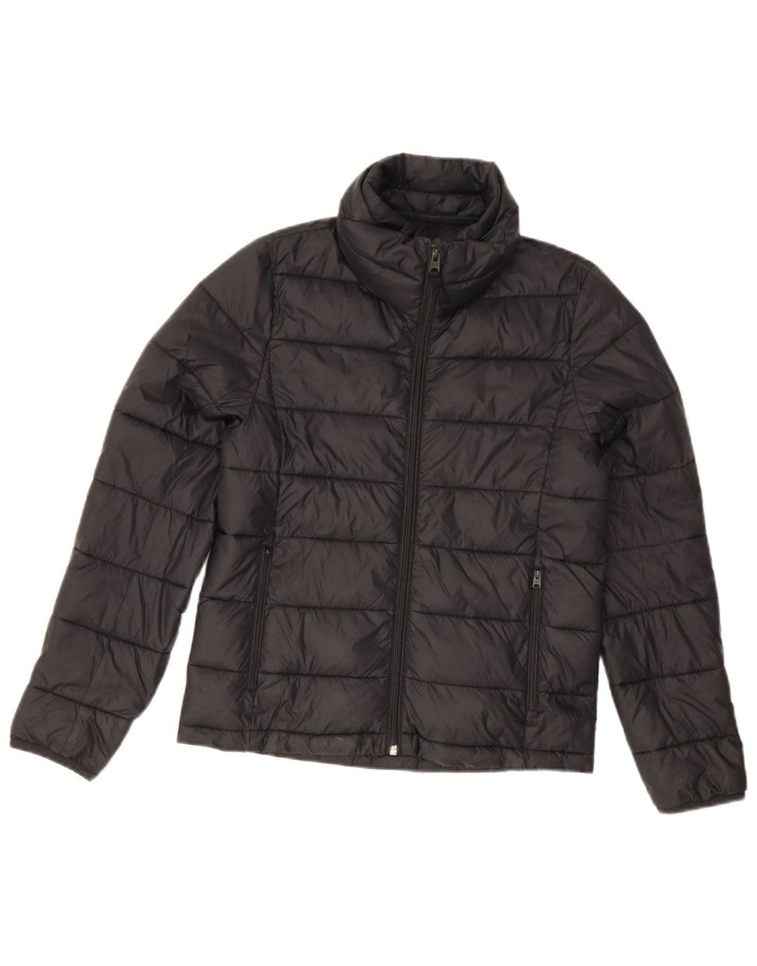 Jachetă căptușită pentru femei Abercrombie & Fitch UK 2 2XS Poliester negru