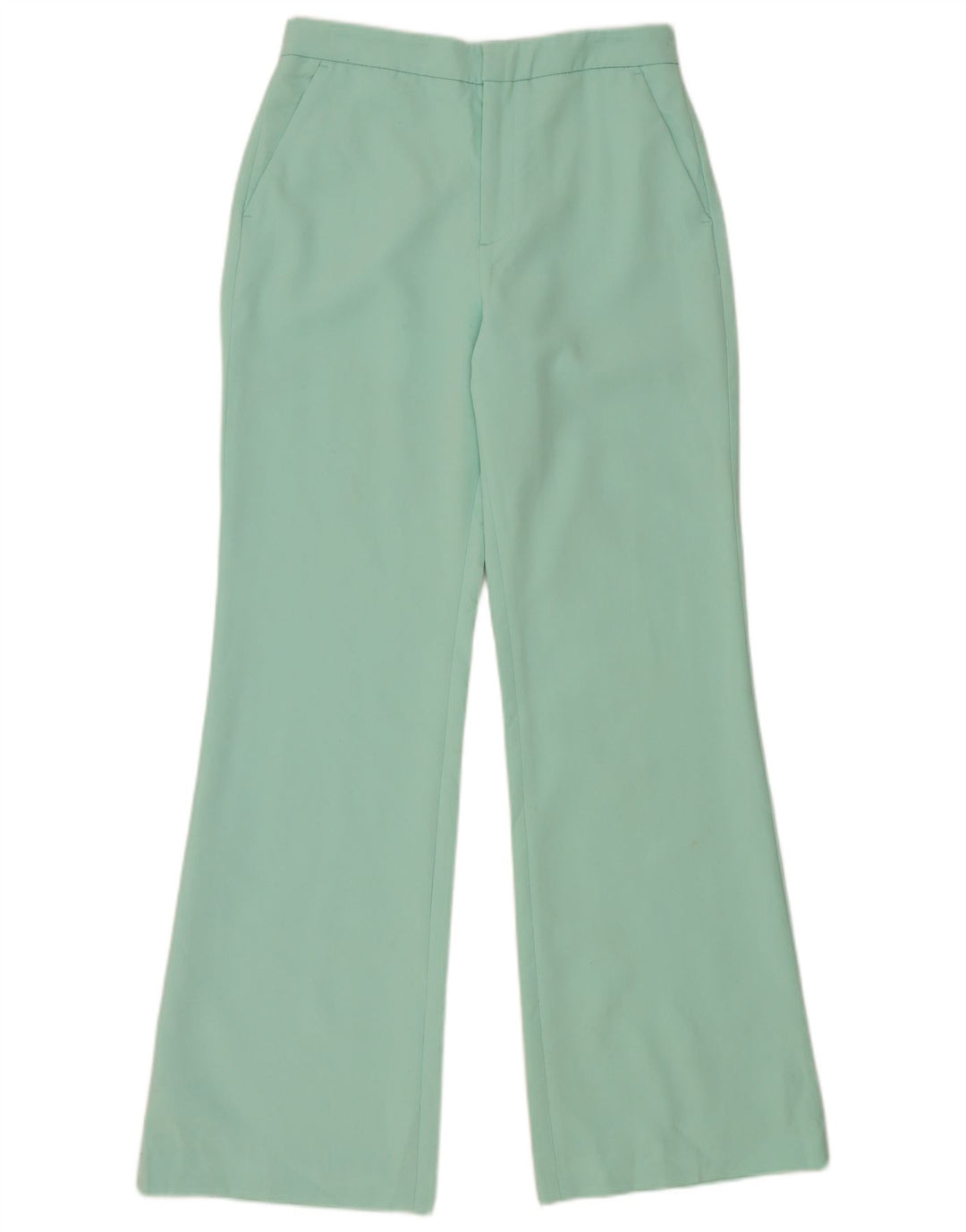 Pantaloni casual pentru femei Bootcut Zara Mici W26 L31 Verde