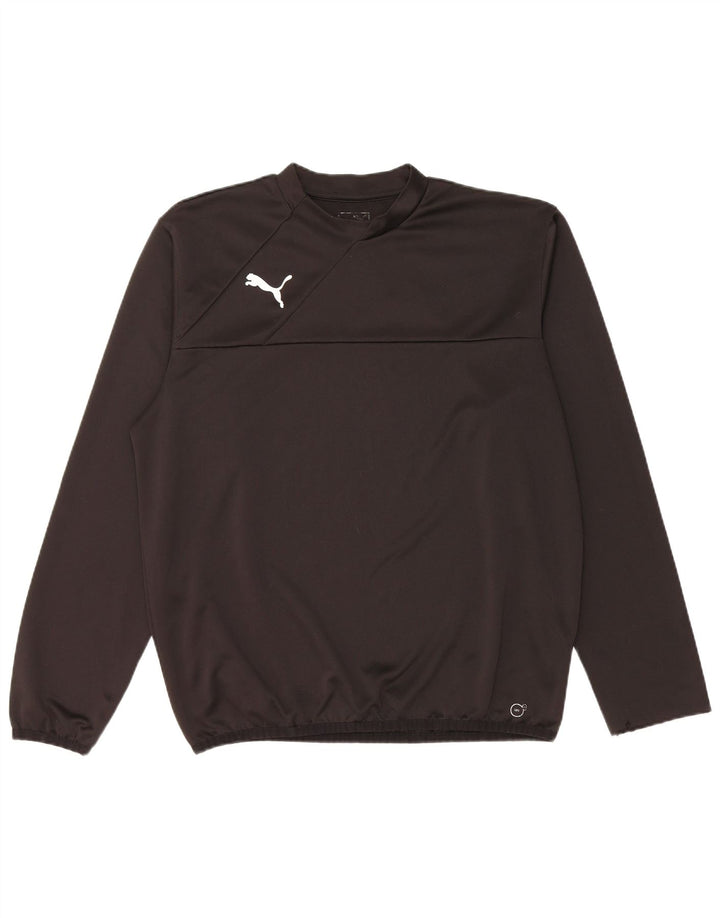 Top pentru bărbați Puma cu mânecă lungă, mare, negru, poliester