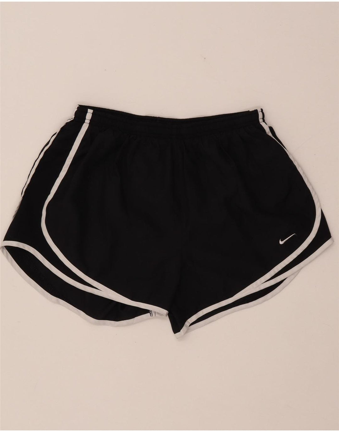 Pantaloni scurti sport NIKE Dri Fit pentru femei UK 14 Large Black