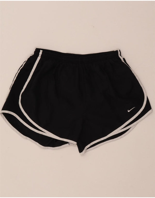 Pantaloni scurti sport NIKE Dri Fit pentru femei UK 14 Large Black