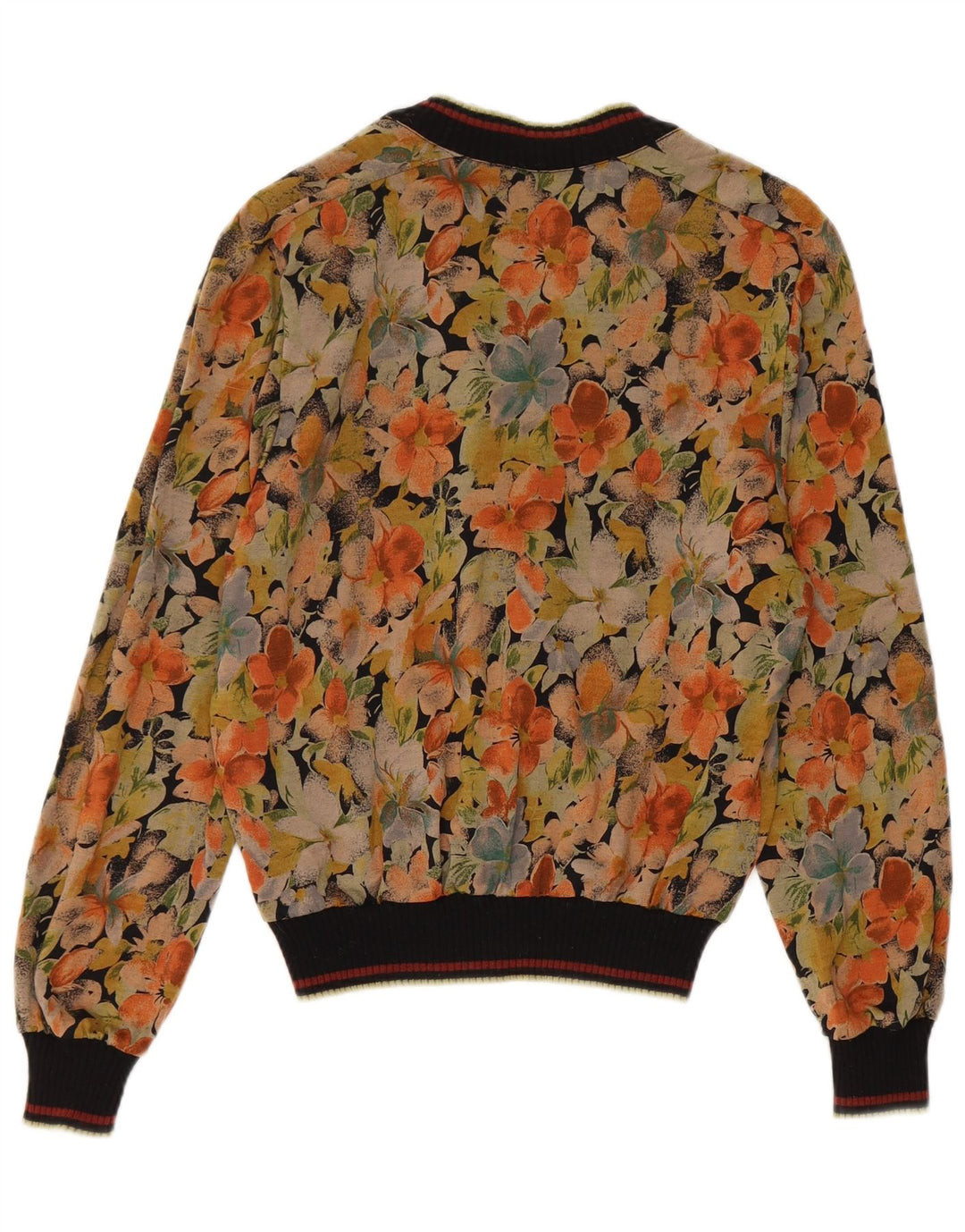 Bluză Pulover Vintage Femei Top IT 44 Medium Multicolor Floral