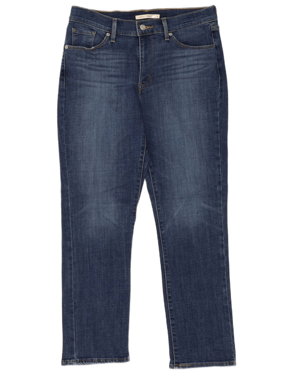 Blugi drepti clasici pentru femei Levi's US 8 Medium W29 L28 Blue Bumbac