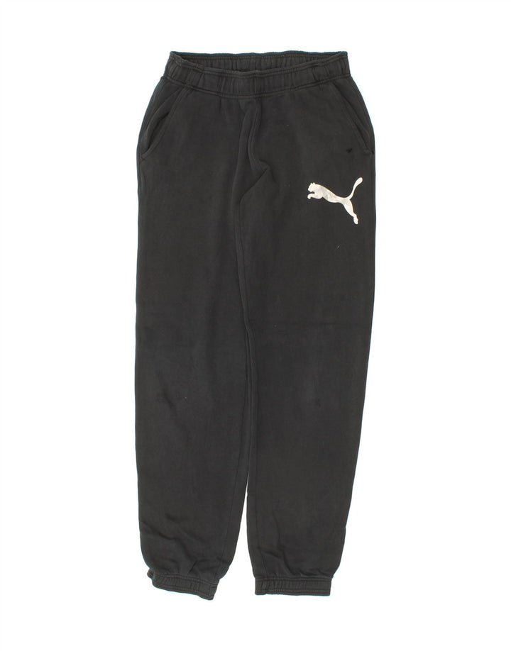 PUMA Mens Tracksuit Trousers Joggers Small Black Cotton Vintage Puma and Second-Hand Puma from Messina Hembry 