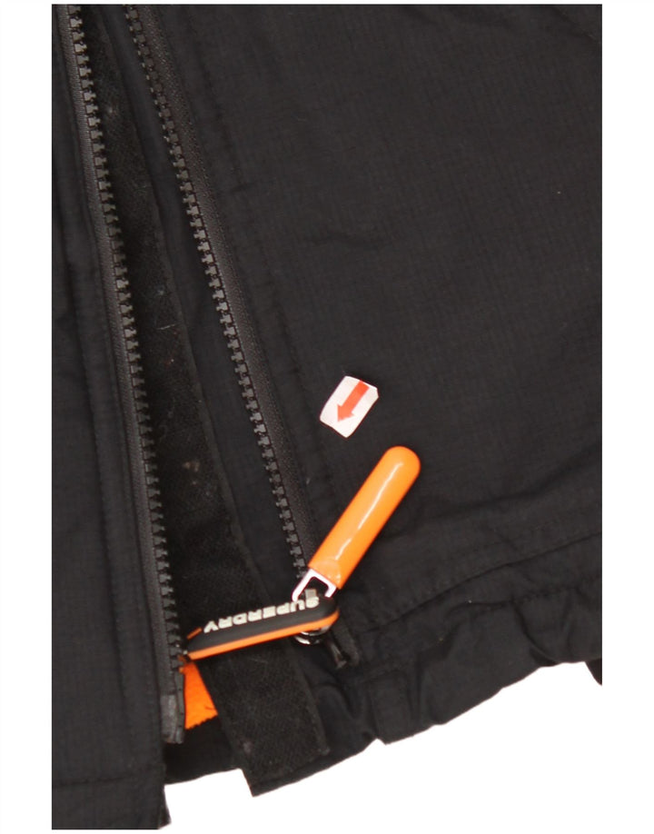 Jachetă de vânt pentru bărbați SUPERDRY UK 40, mare, negru, nailon