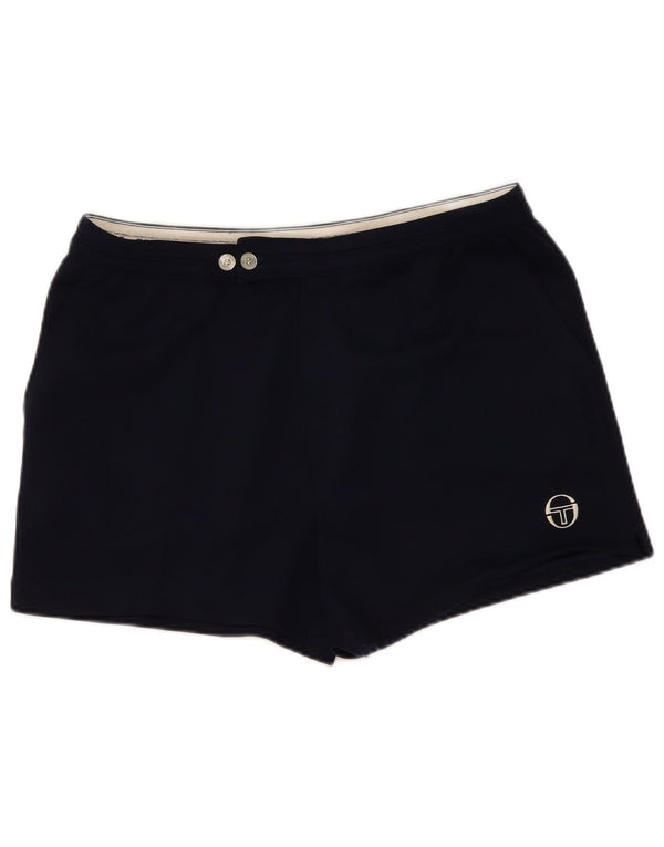 Sergio Tacchini pantaloni scurți chino pentru bărbați W42 2XL poliester bleumarin