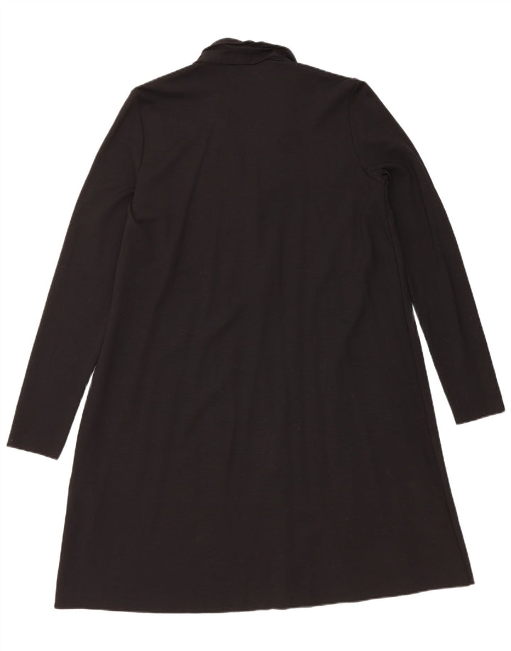 Rochie de bază cu mânecă lungă Cos pentru femei UK 14 Medium Black Lyocell
