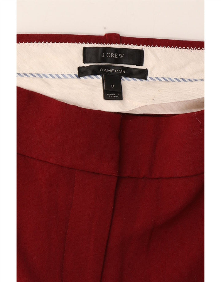 Pantaloni chino slim Cameron J. CREW pentru femei US 8 Medium W30 L27 Maroon