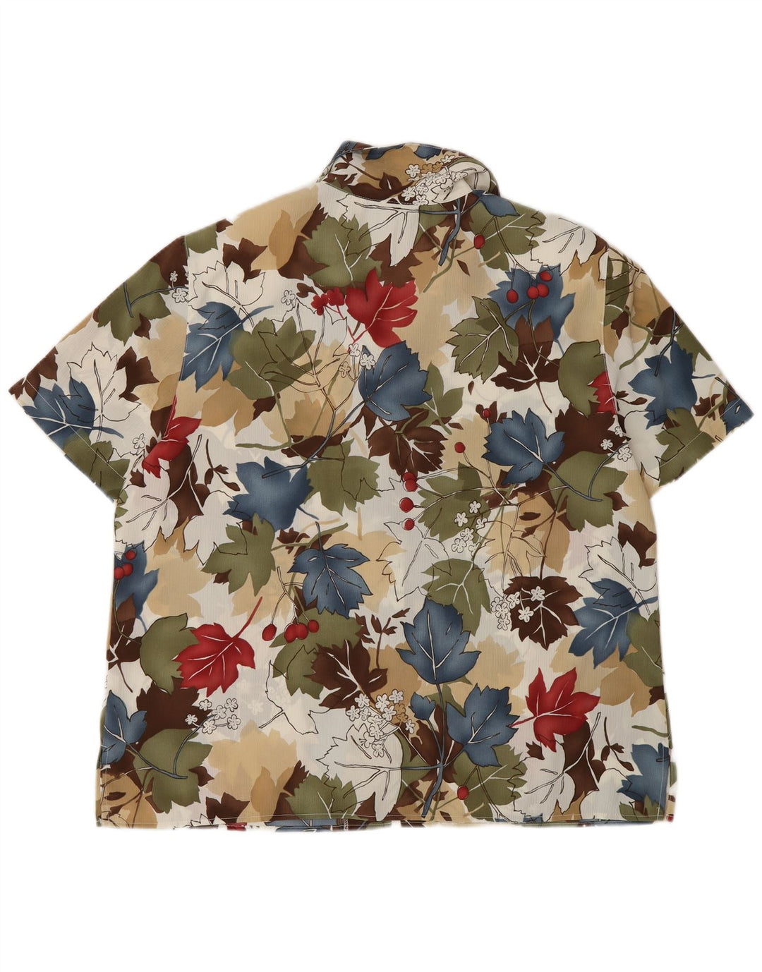 Alfred Dunner Womens Short Sleeve Shirt Blouse UK 16 Large Multicoloured