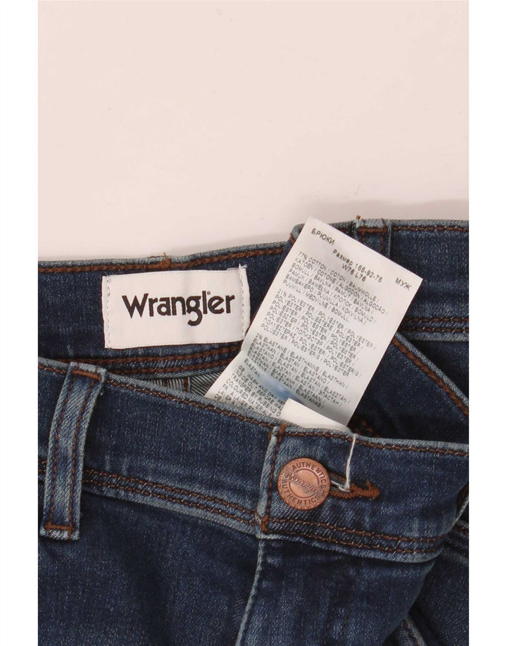 Blugi slim Texas Wrangler pentru bărbați W30 L30 bumbac bleumarin