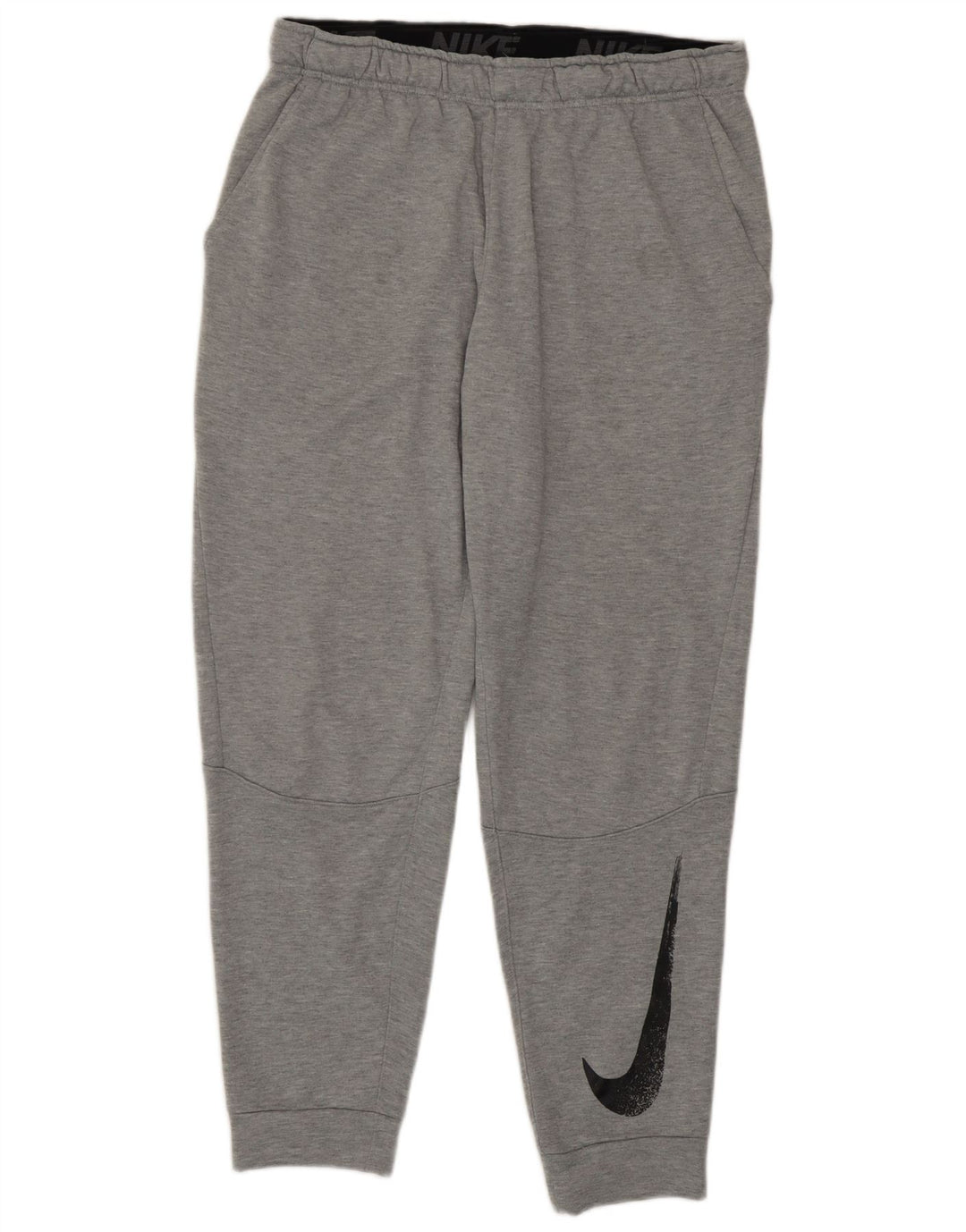 Pantaloni de trening Nike Dri Fit Graphic pentru bărbați Joggeri mari, gri, poliester