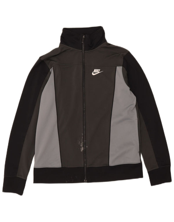 Jachetă de trening Nike pentru băieți 13-14 ani XL Gri Poliester color bloc