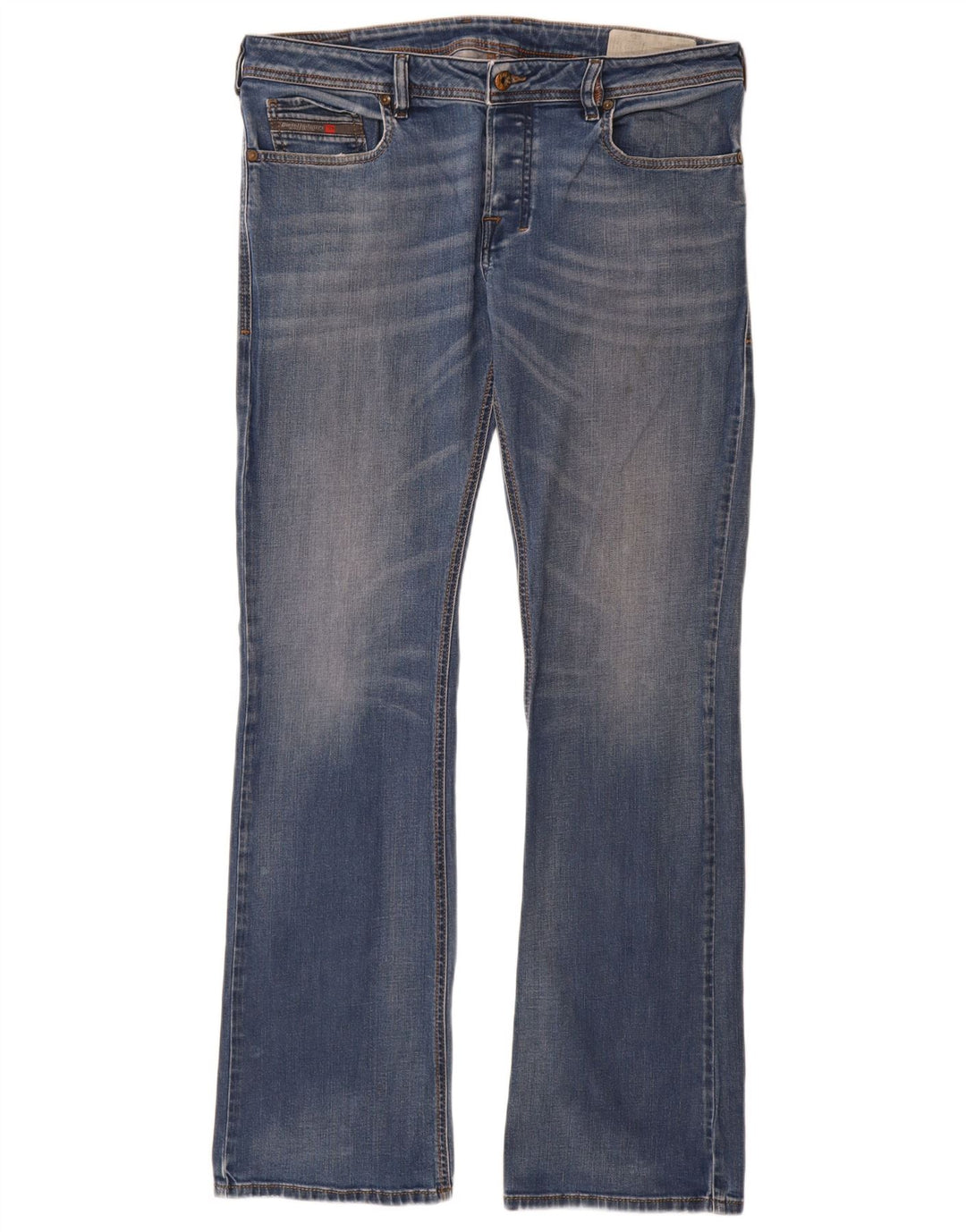DIESEL Blugi pentru femei Zatiny Regular Bootcut W34 L34 Bumbac albastru