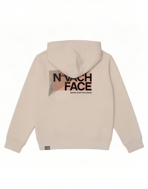 The North Face Boys Graphic Hoodie Pulover 11-12 ani, mare, alb, bumbac