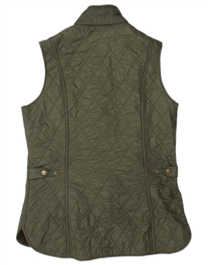 Gilet matlasat pentru femei BARBOUR UK 12 Medium Kaki Poliamidă