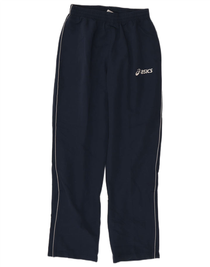 Pantaloni de trening ASICS pentru bărbați, poliester mici, bleumarin