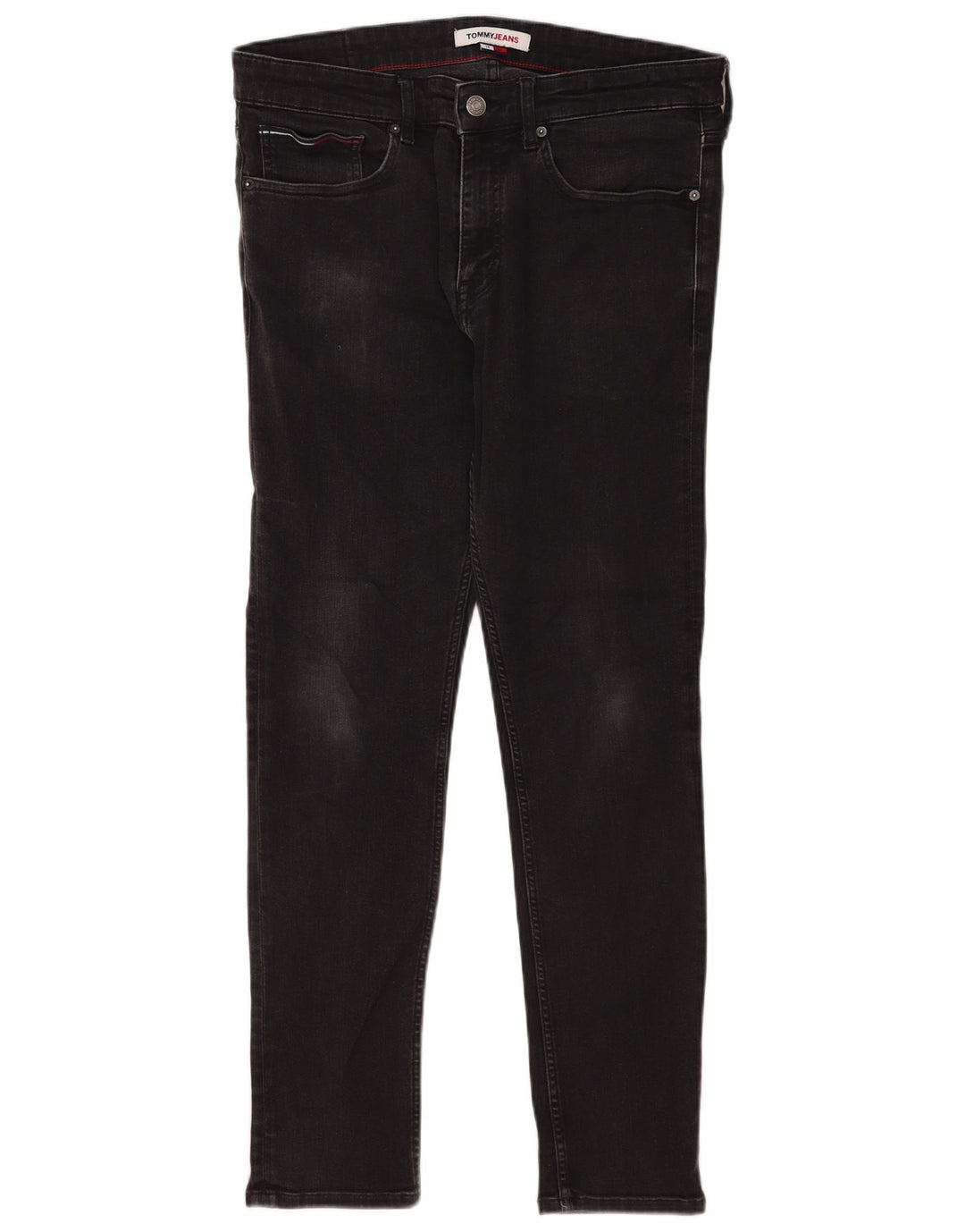 Blugi slim pentru bărbați Tommy Hilfiger W34 L29 bumbac negru