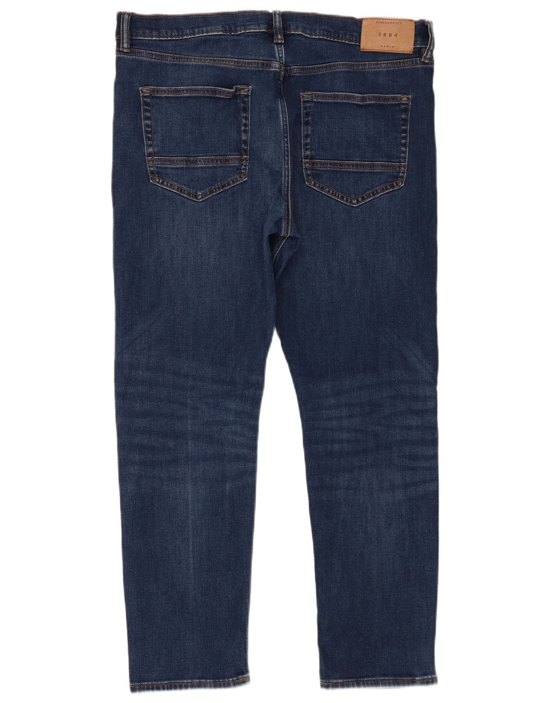 Blugi slim pentru bărbați Marks & Spencer W36 L29 Bumbac albastru