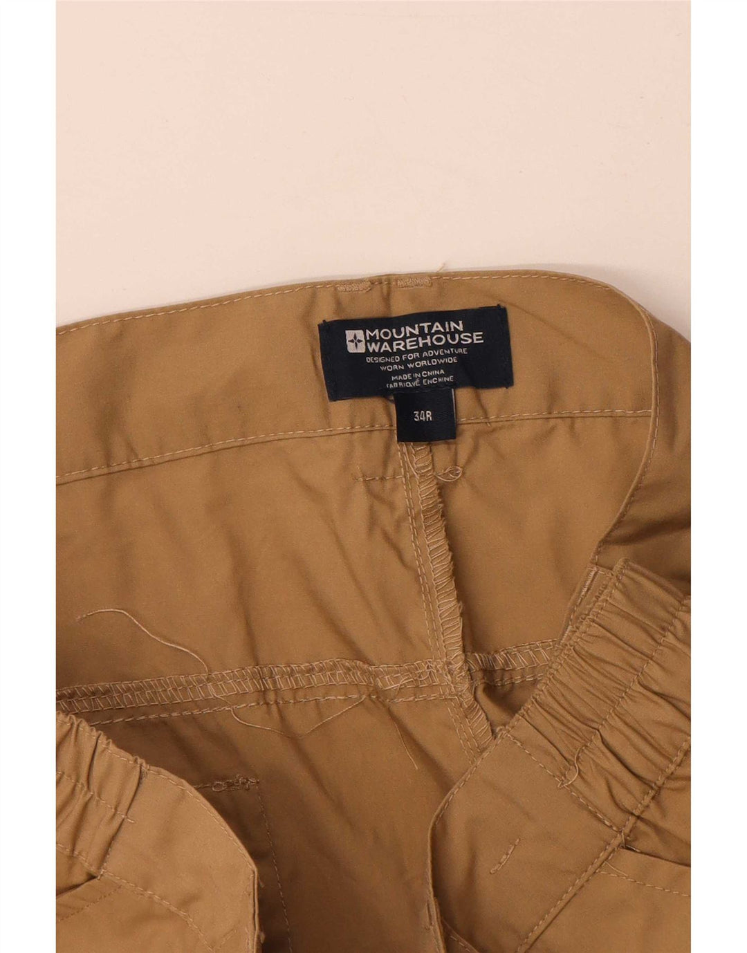 Pantaloni cargo drepti pentru bărbați Mountain Warehouse L34 L33 Poliester maro