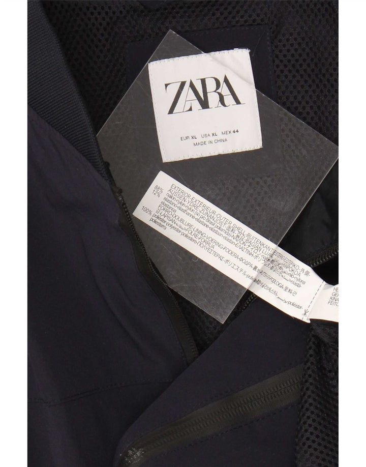 Bomber pentru bărbați Zara IT 44 XL Nailon bleumarin