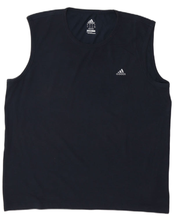 Adidas Clima 365 Vest Vest Top XL Bleumarin Bumbac