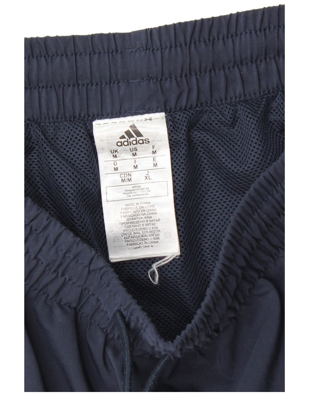 Pantaloni scurți sport Adidas pentru bărbați, poliester mediu bleumarin