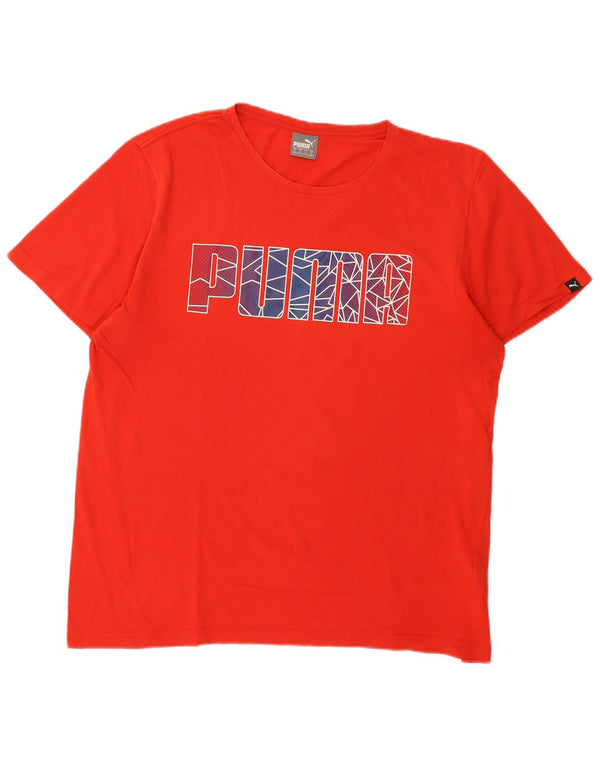 Tricou grafic Puma pentru bărbați Top XL Bumbac roșu