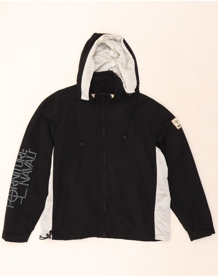 Murphy & Nye Jachetă de ploaie supradimensionată pentru femei UK 10 Small Black