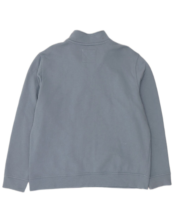 Crew Clothing Hanorac cu fermoar pentru bărbați Pulover 3XL Bumbac albastru