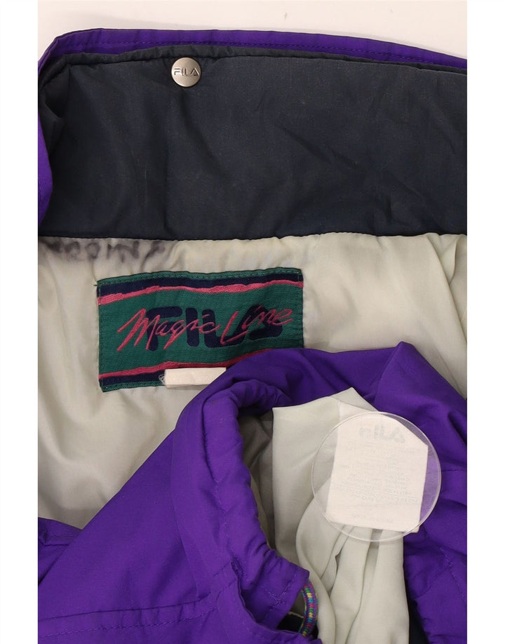 Jachetă de schi FILA pentru bărbați, bumbac violet 2XL