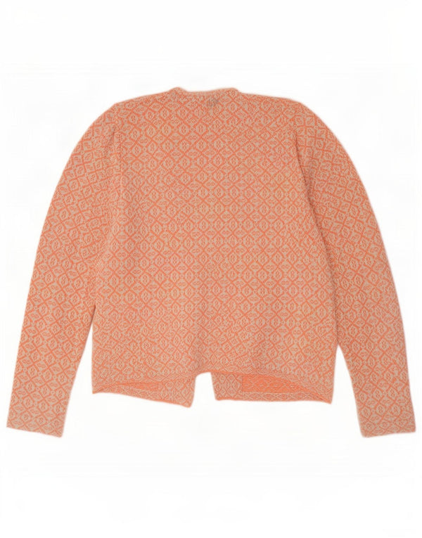 Pulover cardigan supradimensionat pentru femei Odd Molly Mărimea 2 portocaliu mediu geometric