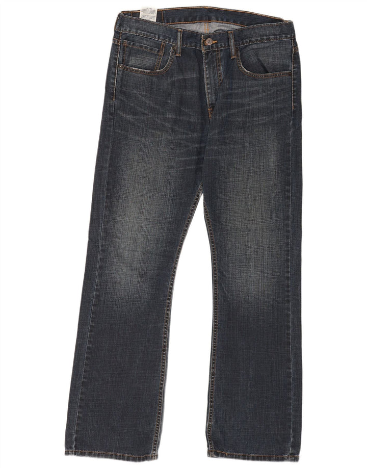 Blugi pentru bărbați Levi's 527 Bootcut W34 L32 Bumbac bleumarin