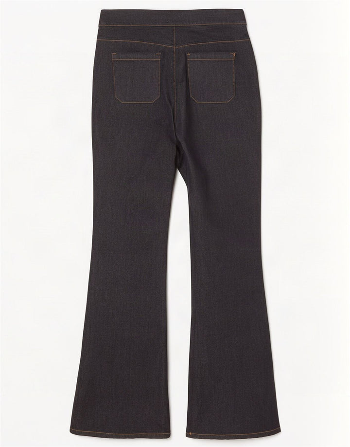 Blugi Benetton pentru femei Bootcut UK 12 Medium W32 L34 Bumbac bleumarin