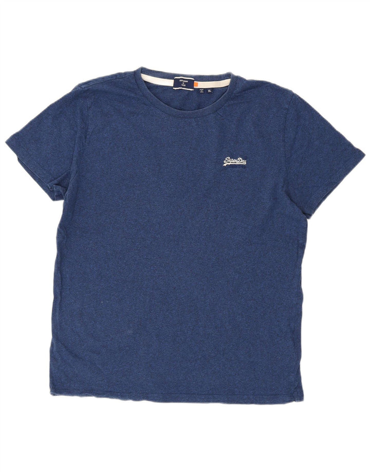 Tricou pentru bărbați Superdry Top XL Bumbac bleumarin
