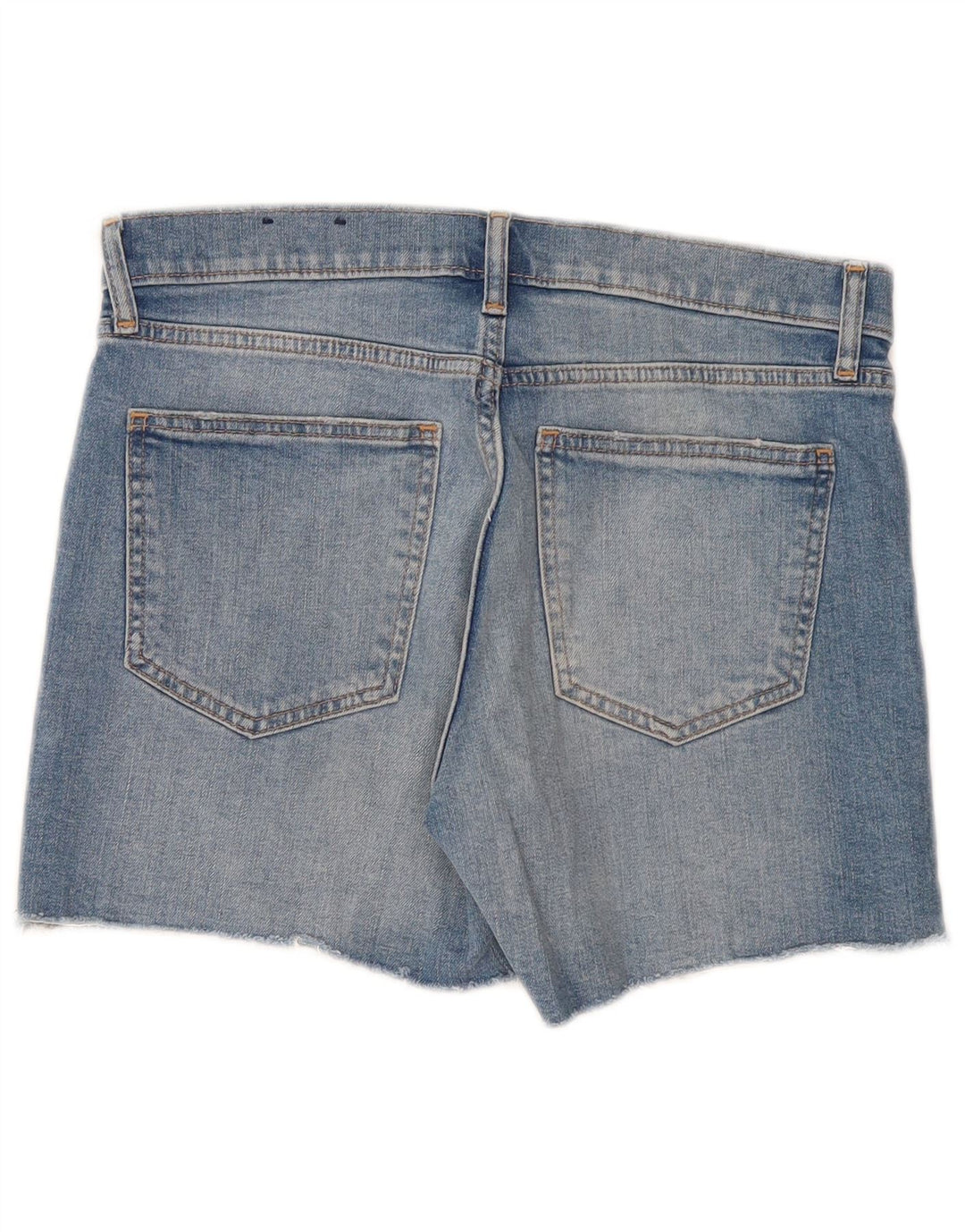 Pantaloni scurți din denim Gap pentru femei cu talie medie W26, bumbac albastru mic