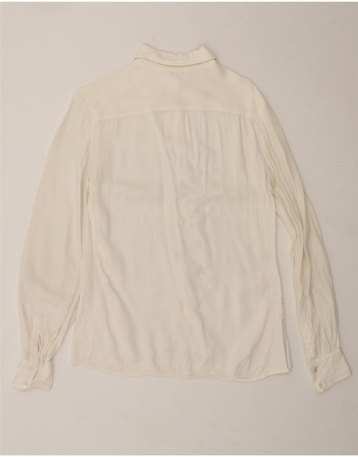 VINTAGE Womens Shirt IT 48 XL White Vintage Vintage and Second-Hand Vintage from Messina Hembry 