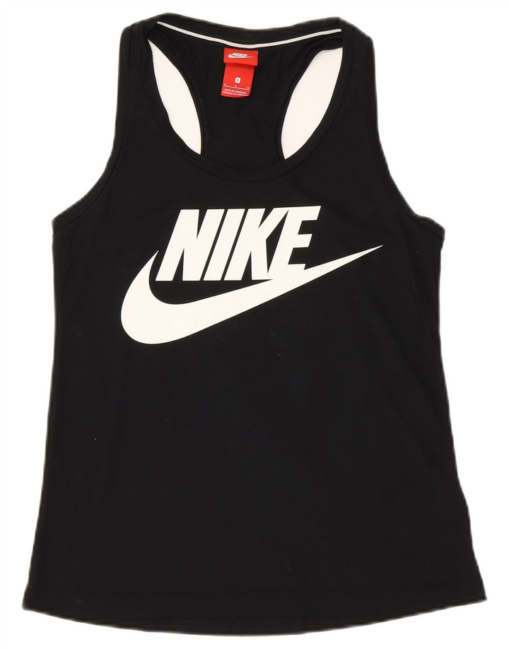 Vesta grafică pentru femei Nike UK 10 Poliester negru mic