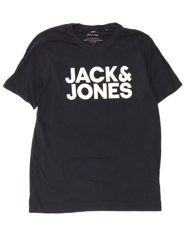 Tricou grafic Jack & Jones pentru bărbați Top XL Bumbac bleumarin