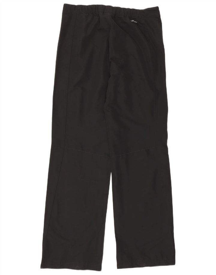 Pantaloni drepti pentru femei Adidas UK 12 Medium W30 L31 Poliester negru