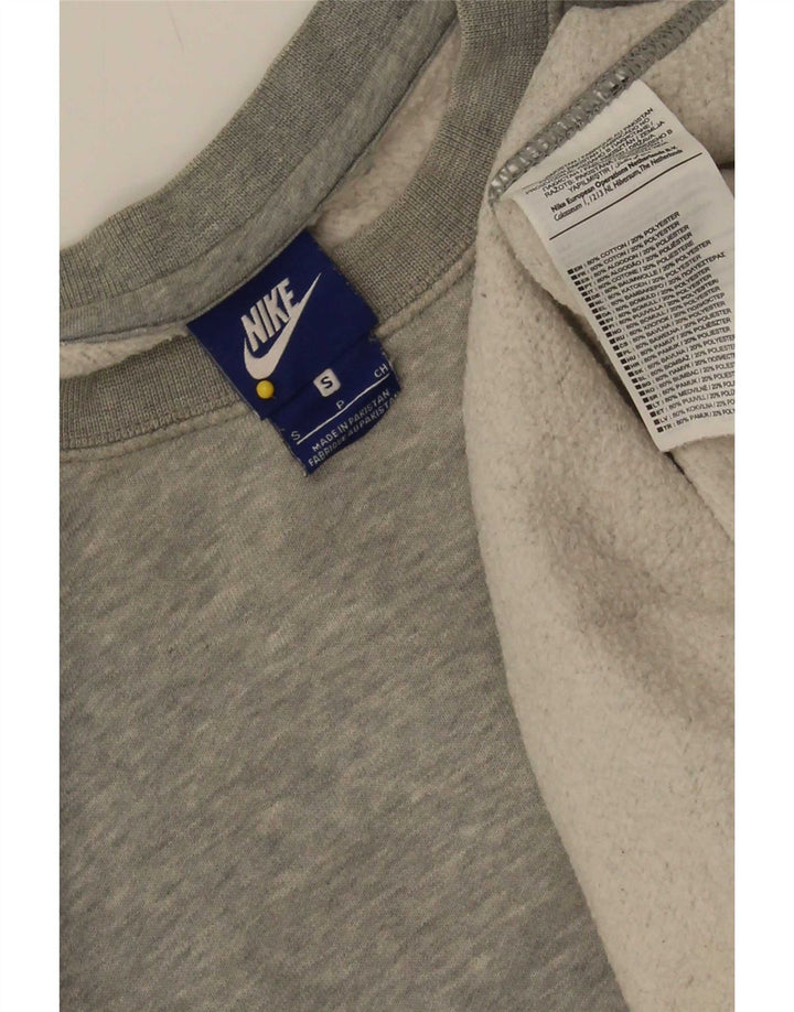 Pulover Nike pentru bărbați, bumbac cu pete mici, gri