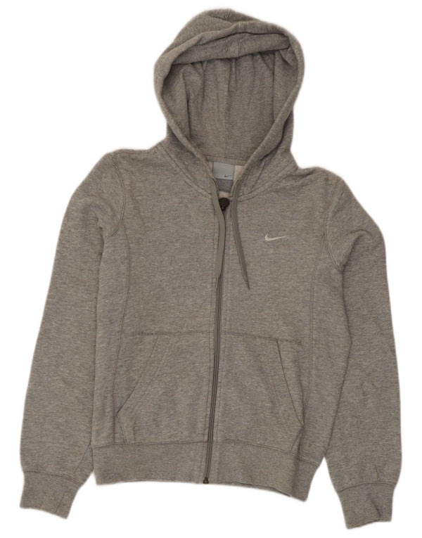 Pulover Nike pentru femei, supradimensionat, cu fermoar, UK 6/8 XS, gri