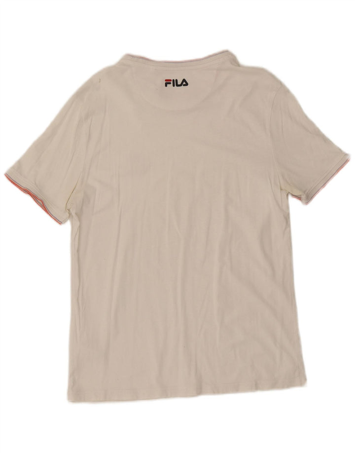 Tricou Bărbați Fila Top mic Bumbac cu dungi albe