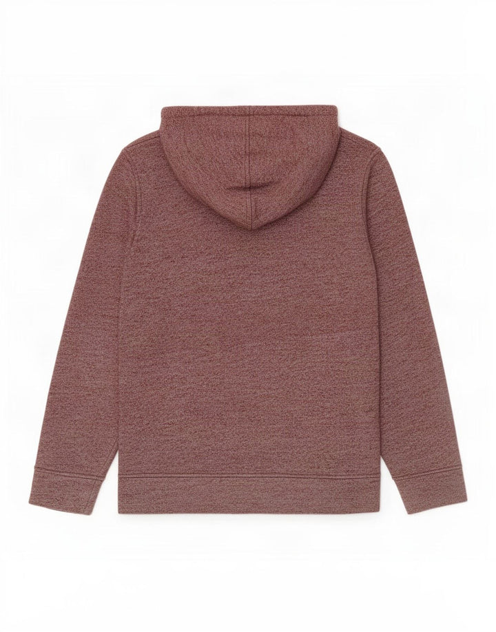 Jack & Jones Pulover cu glugă grafic pentru bărbați, din poliester cu pături burgundy mediu