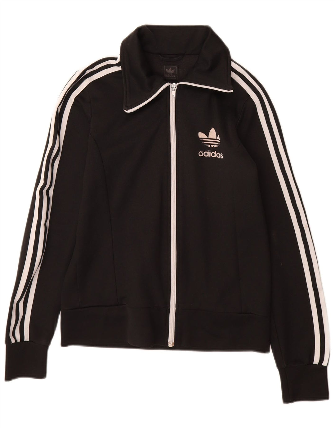 Jachetă de top pentru trening Adidas pentru femei EU 34 XS bumbac negru