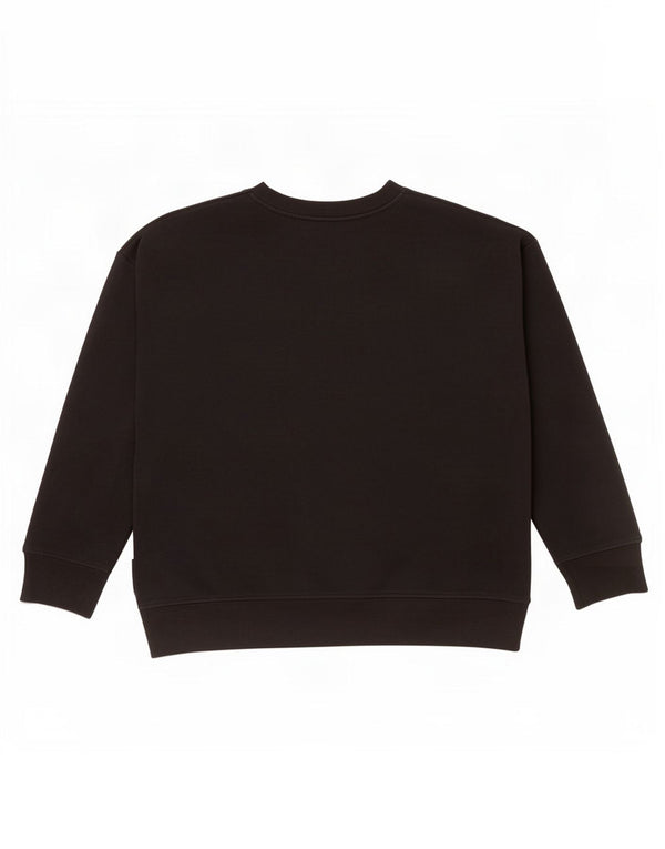 Zara Womens Dumbo Graphic Sweatshirt Jumper UK 16 Large Black Cotton