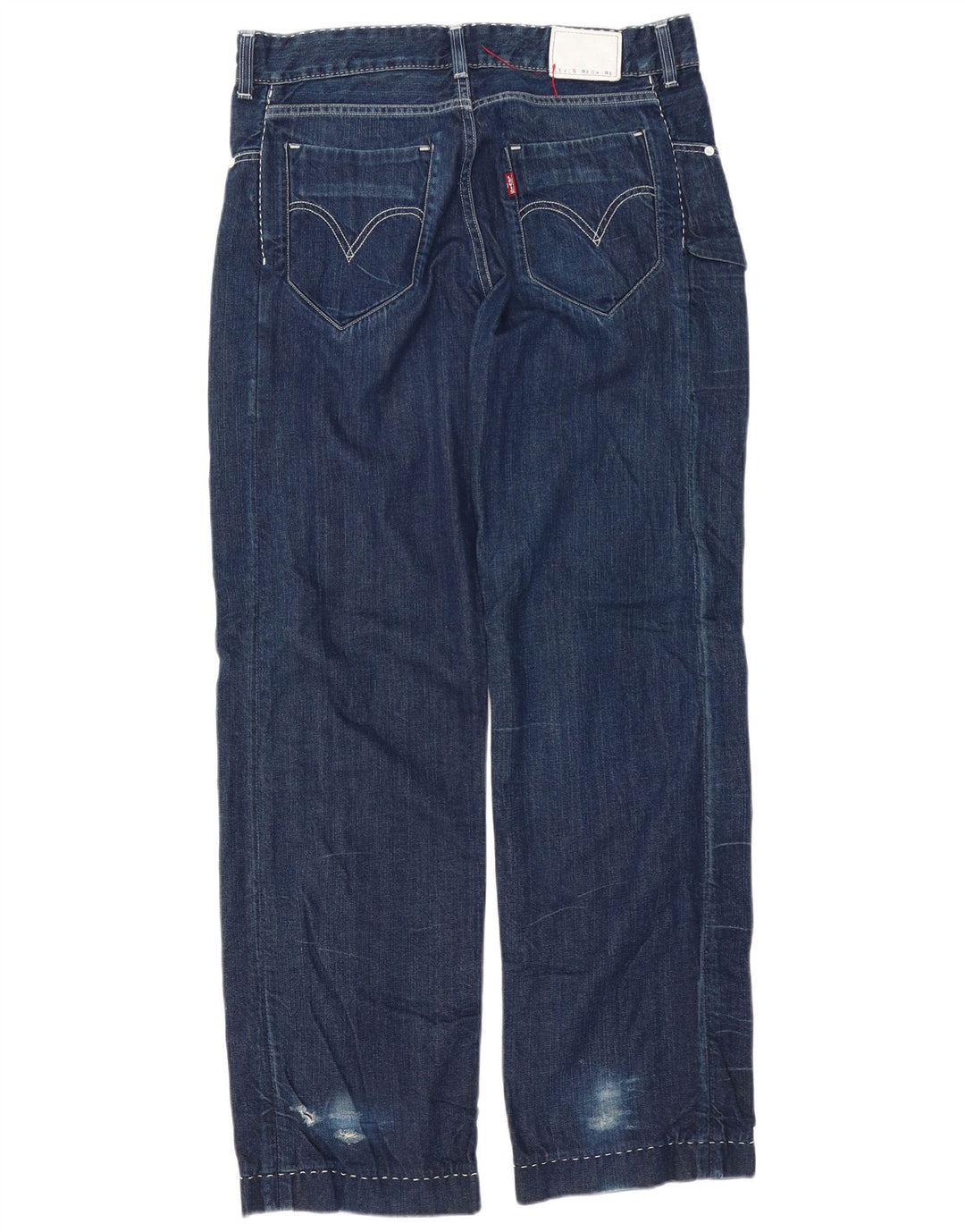Blugi drepti pentru bărbați Levi's L34 L34 Bumbac bleumarin