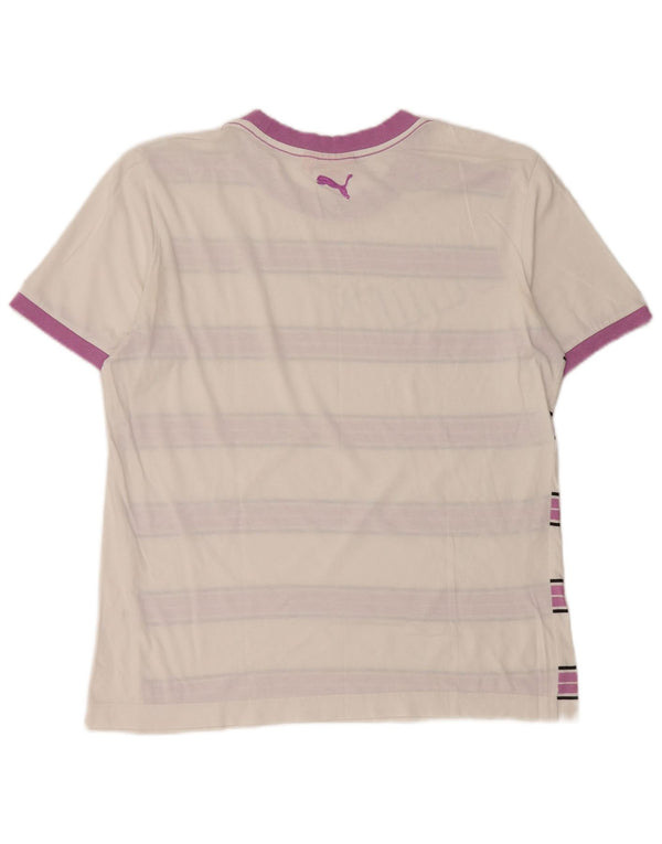 Tricou pentru bărbați PUMA Top Medium White Striped