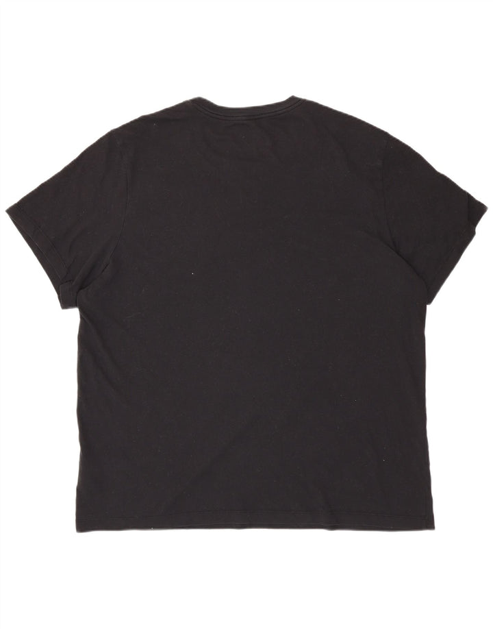 Tricou pentru bărbați NIKE Dri Fit Top 2XL bumbac negru