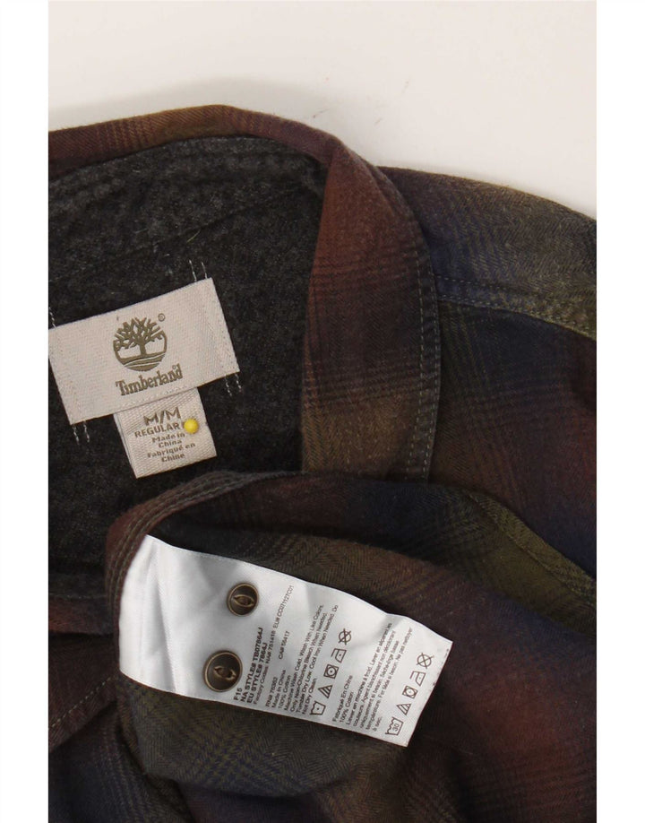 Cămașă de flanel pentru bărbați Timberland, de culoare medie, multicoloră, din bumbac
