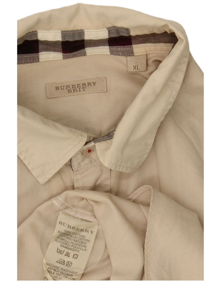 Cămașă pentru bărbați Burberry XL, bej, bumbac